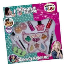 Butterfly Make-Up Compact and Nail Accessories Set